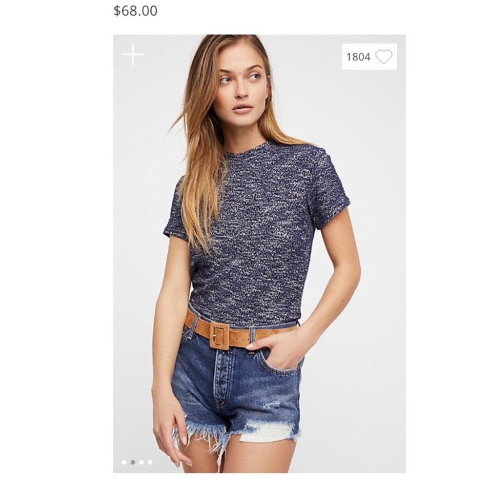 free people ripped shorts